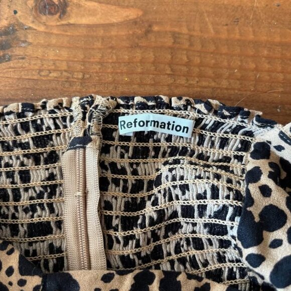 Reformation Top - Animal Print - Large - Picture 3 of 4